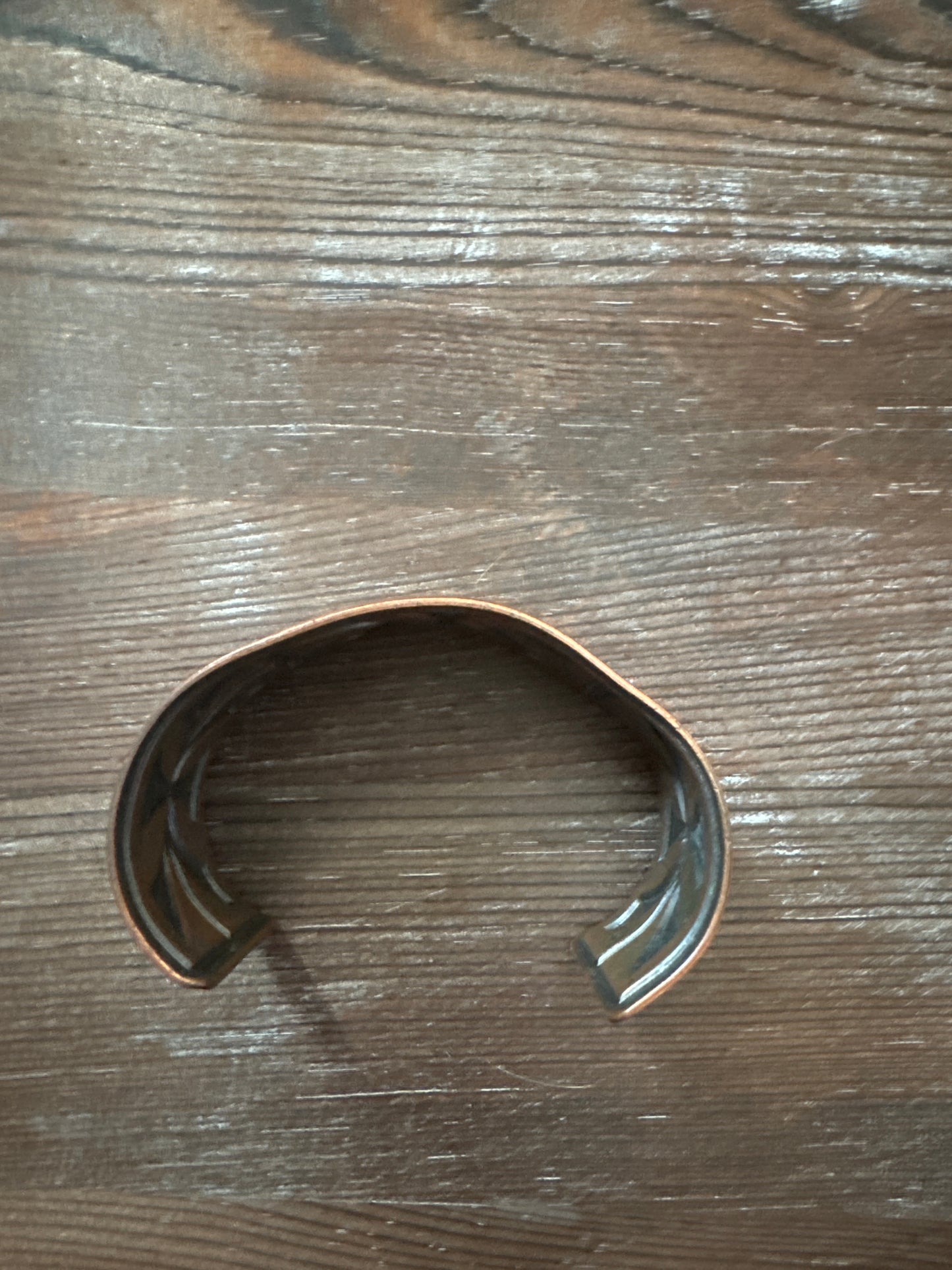 Vintage Copper Cuff Bracelet