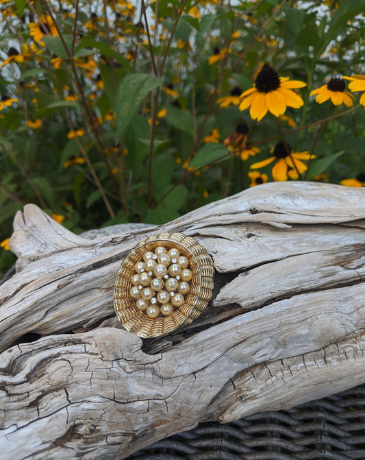 Vintage Pearl Brooch