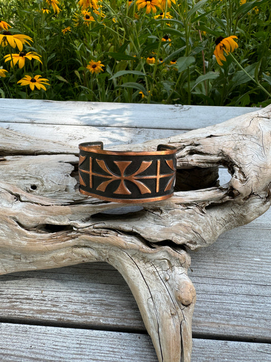 Vintage Copper Cuff Bracelet