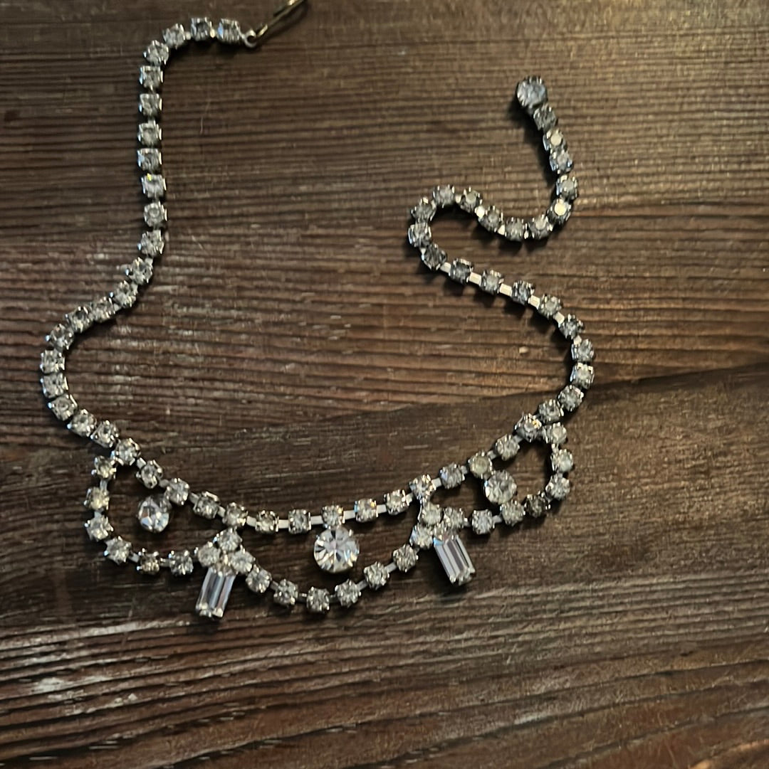 Vintage Rhinestone Necklace