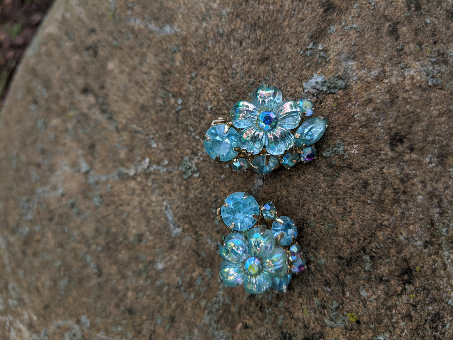 Floral Clip Earrings